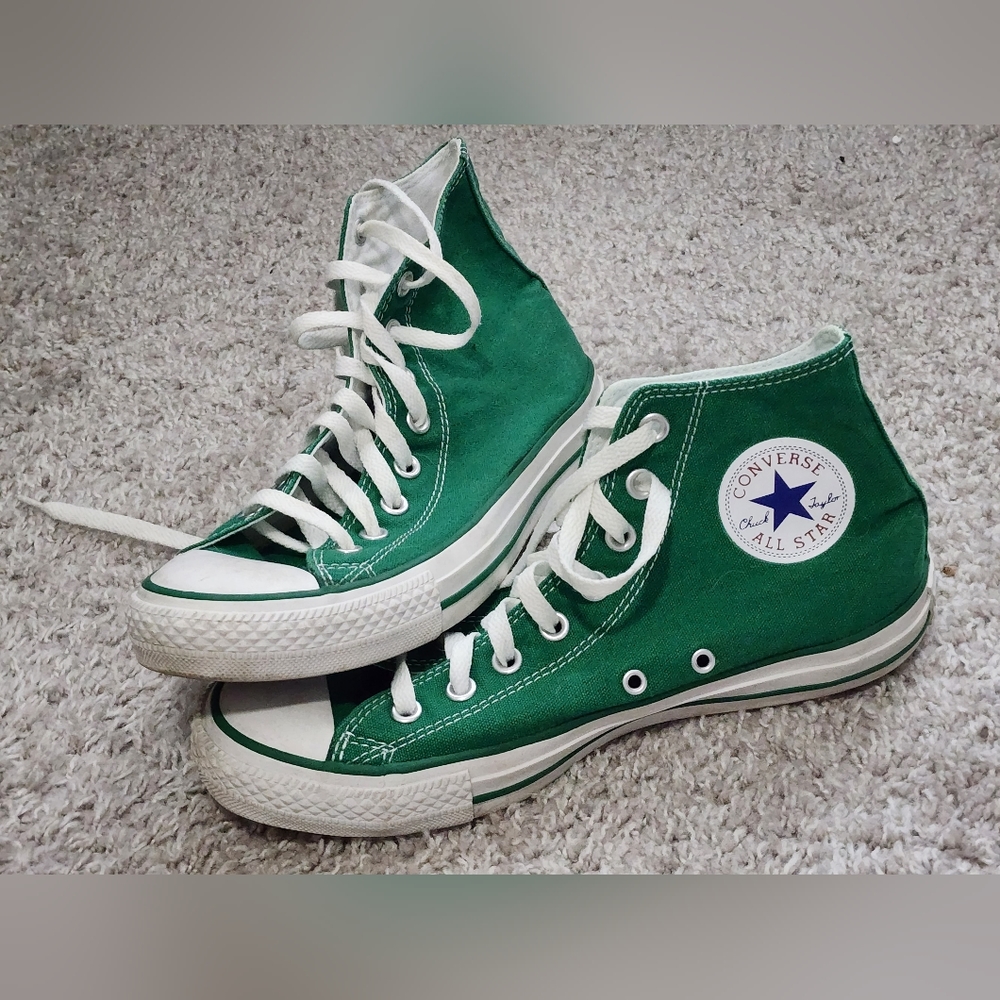 Green Converse Chuck Taylor's